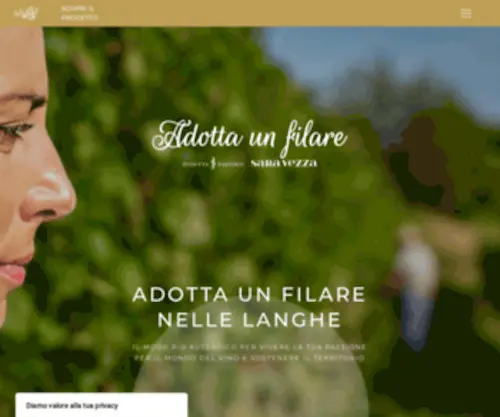 Adottaunfilare.com(Adotta un filare nelle Langhe) Screenshot