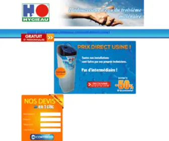 Adoucisseur-Hygieau.com(Adoucisseur) Screenshot