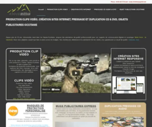 Adourmedia.com(Realisation film vidéo) Screenshot