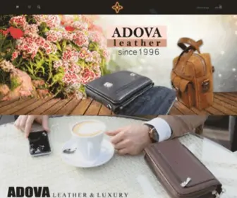 Adovaleather.com(صنایع چرم آدوا) Screenshot