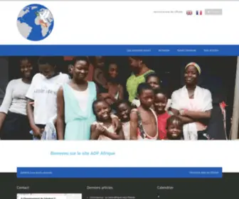 Adpafrique.org(ADP Afrique) Screenshot