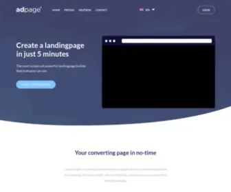 Adpage.io(Ontdek de kracht van server side tagging. adpage) Screenshot