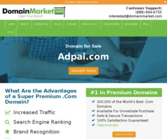 Adpai.com(Forsale Lander) Screenshot
