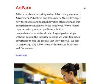 Adparx.com(AdParx) Screenshot