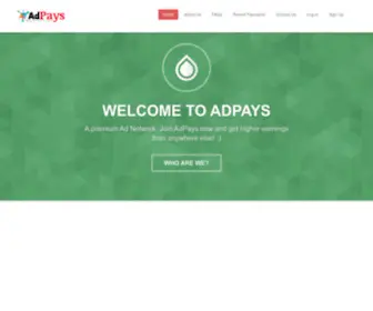 Adpays.net(Ad Network) Screenshot