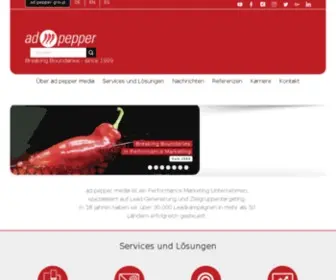 Adpepper.es(Ad pepper media) Screenshot