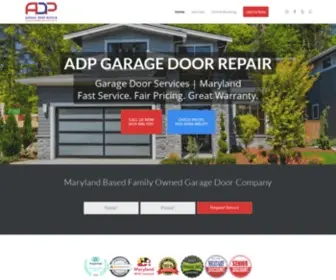 Adpgaragedoors.com(ADP Garage Door Repair) Screenshot