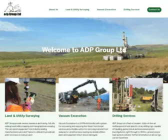 Adpgroupltd.com(Borehole & Environmental Drilling) Screenshot