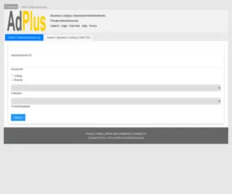 Adplus.net.au(Australian Business Listing and Advertisements) Screenshot