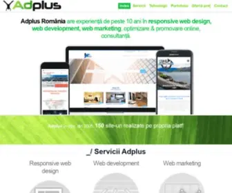 Adplus.ro(Web Design Craiova) Screenshot