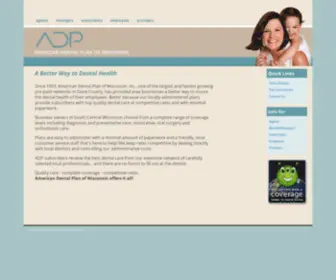 Adpofwi.com(American Dental Plan of Wisconsin) Screenshot