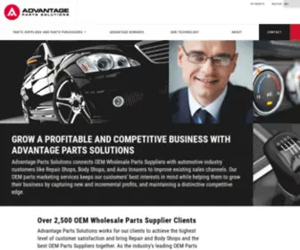 ADPS.com(OEM Parts Sales and Marketing) Screenshot