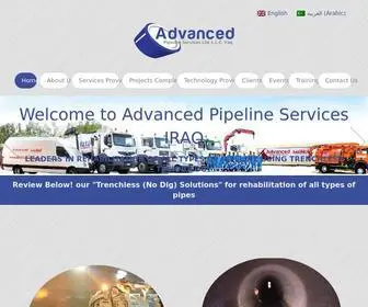 Adpsiraq.com(Advanced Pipeline Services Iraq) Screenshot