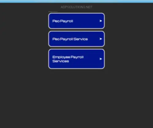 Adpsolutions.net(Adpsolutions) Screenshot