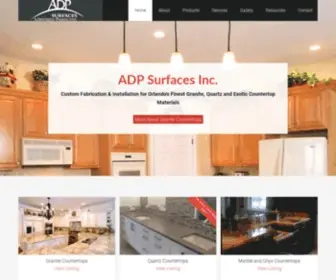 Adpsurfaces.com(Granite Countertops Orlando) Screenshot