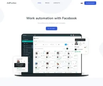 Adpusher.io(adpusher) Screenshot