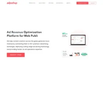 Adpushup.com(Ad Revenue Optimization) Screenshot