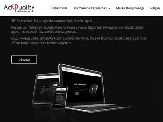 Adquality.com.tr(Adquality) Screenshot