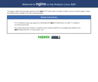 Adquiramexico.com.mx(Test Page for the Nginx HTTP Server on the Amazon Linux AMI) Screenshot