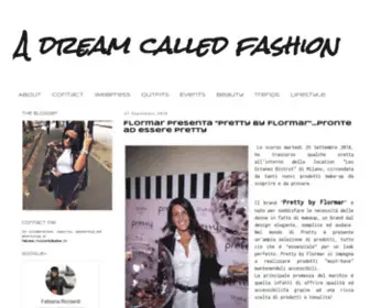 Adreamcalledfashion.com(Fashion blog) Screenshot