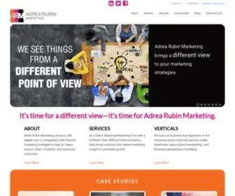 Adrearubin.com(Adrea Rubin Marketing) Screenshot