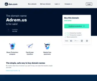 Adrem.us(Premium Domain) Screenshot