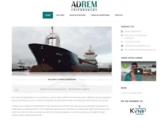 Adremshipbrokers.com(Adrem Shipbrokers) Screenshot