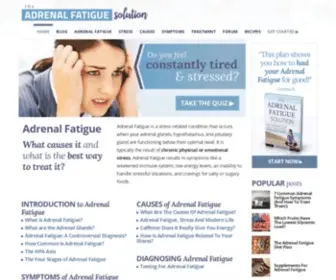 Adrenalfatiguesolution.com(Adrenal Fatigue) Screenshot