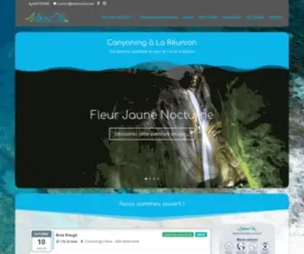 Adrenalile.com(⋆Adrénal'île⋆ Canyoning à la réunion) Screenshot