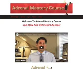 Adrenalmasterycourse.com(Adrenalmasterycourse) Screenshot