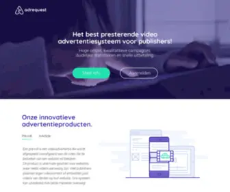Adrequest.com(Multi-platform advertising systeem (SSP)) Screenshot