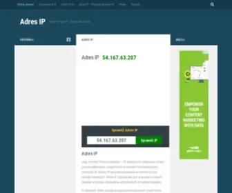 Adres-IP.pl(Adres IP) Screenshot