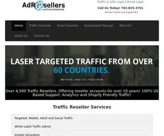 Adresellers.com(Wholesale Traffic Reseller Accounts) Screenshot
