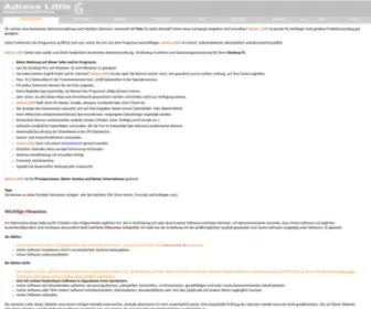 Adress-Little.de(Adress Little 6.0.8.4) Screenshot