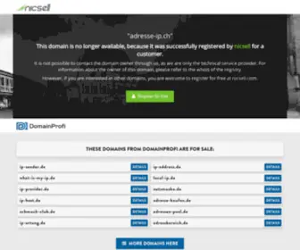 Adresse-IP.ch(Adresse ip) Screenshot