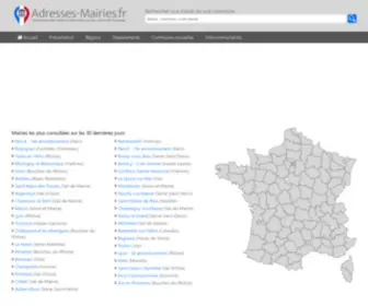 Adresses-Mairies.fr(Coordonnées) Screenshot