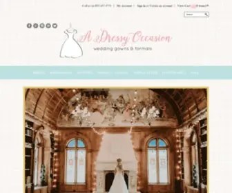 Adressyoccasion.com(Modest Wedding and Prom Dresses) Screenshot
