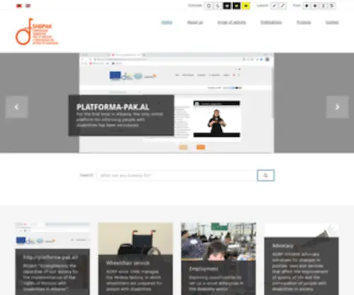 ADRF.al(Albanian Disability Rights Foundation) Screenshot