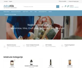 Adria-Klik.com(Najpovoljnija internet super market) Screenshot