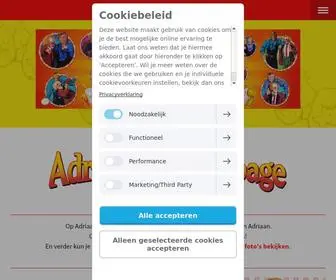 Adriaan-Homepage.nl(Bassie en Adriaan) Screenshot