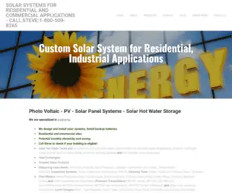 Adriamarketing.com(SOLAR SYSTEMS FOR RESIDENTIAL AND COMMERCIAL APPLICATIONS) Screenshot