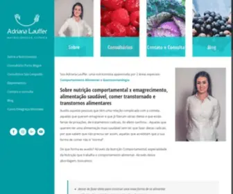Adrianalauffer.com.br(Nutricionista Adriana Lauffer) Screenshot