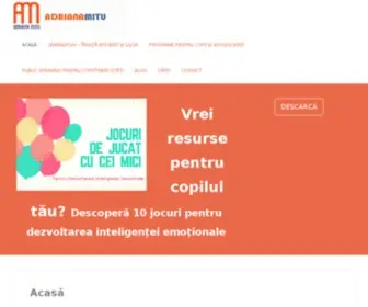 Adrianamitu.com(Acas) Screenshot