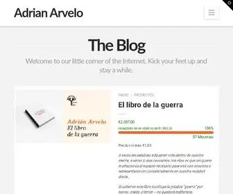 Adrianarvelo.com(Adrian Arvelo) Screenshot