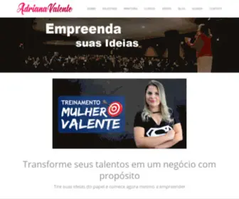 Adrianavalente.com.br(Adriana Valente) Screenshot