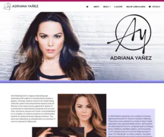 Adrianayanez.com(Adriana Yanez) Screenshot