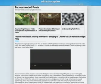 Adrianb.io(Adrian's soapbox) Screenshot