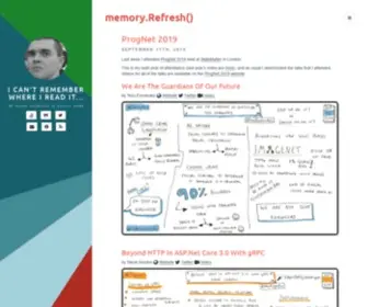 Adrianbanks.co.uk(Memory.Refresh) Screenshot