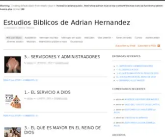 Adrianhernandez.org(Estudios Biblicos de Adrian Hernandez) Screenshot