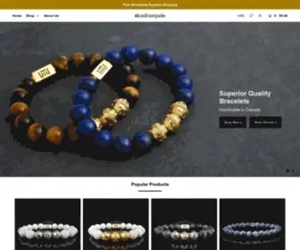 Adrianjade.com(Superior Quality Mens Bracelets and Bead Jewelry) Screenshot